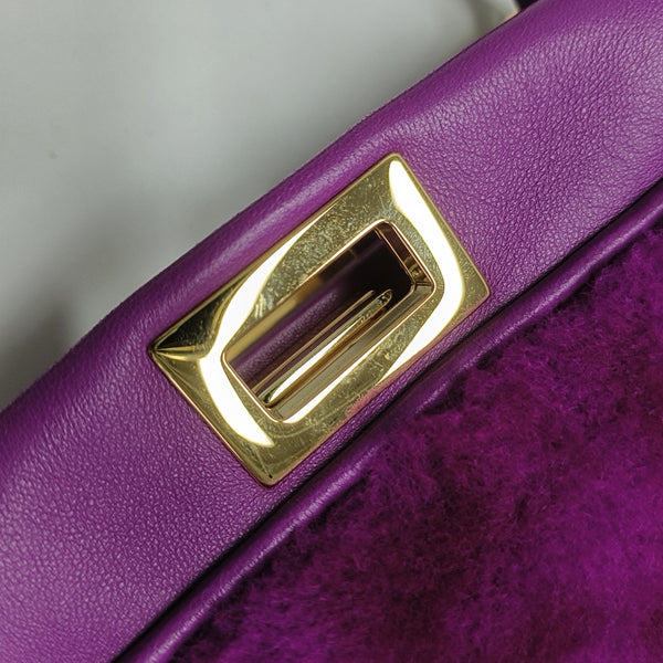 Peekaboo Mini Sheepskin Purple