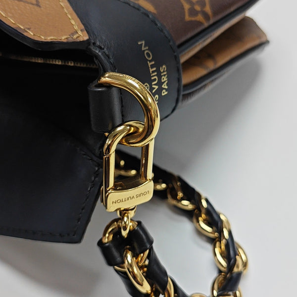 TWINNY Monogram Coated Canvas Brown