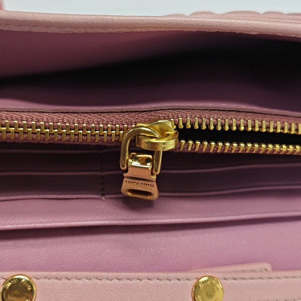 Quilted Lambskin Shoulder Bag Pink