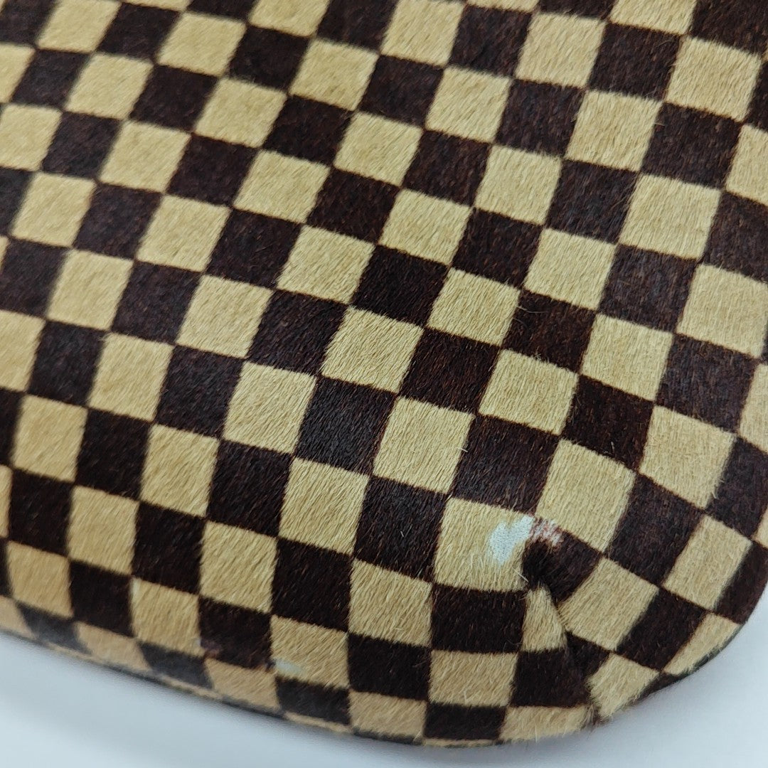 TIGRE Damier Ebene Horsehair Brown