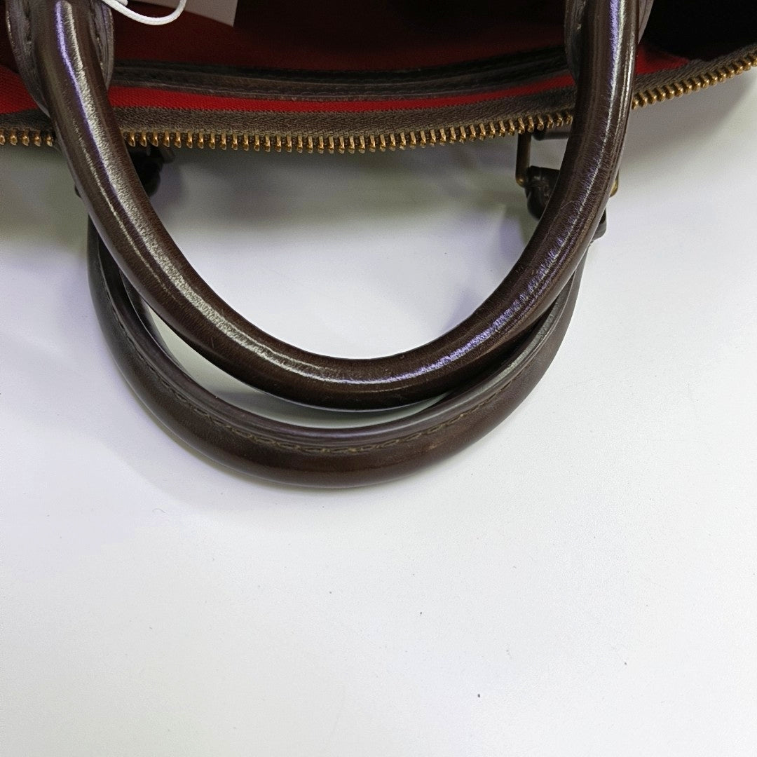 SPEEDY 30 Damier Ebene Coated Canvas Brown