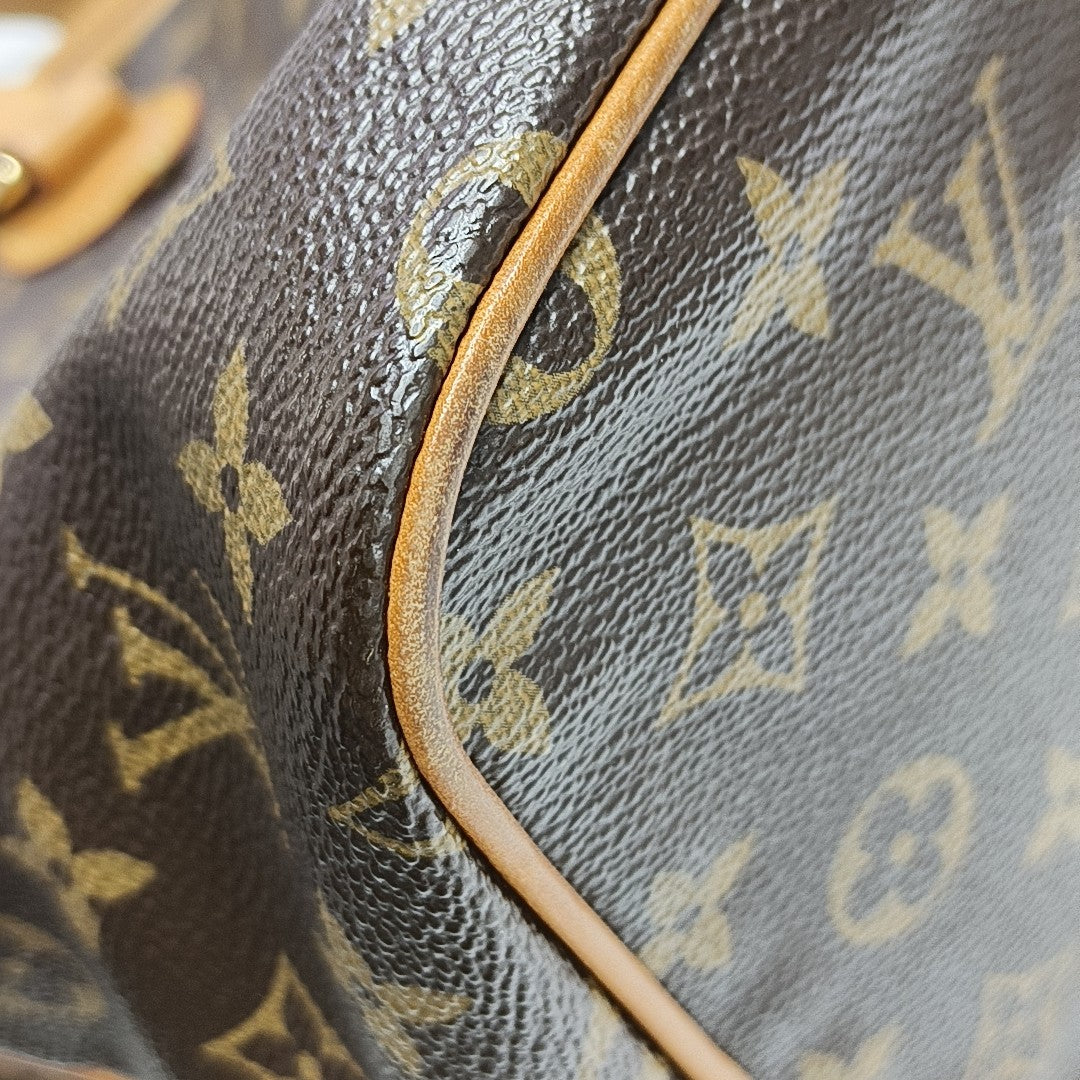 PALERMO PM Monogram Coated Canvas Brown