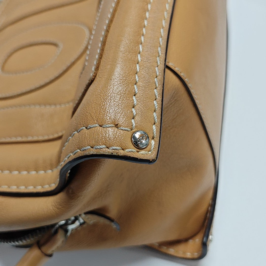 Quilted Calfskin Tote Bag Yellow