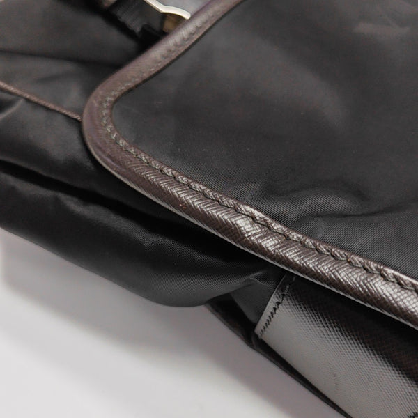 Nylon Shoulder Bag Black