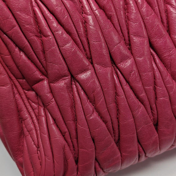 Matelassé Quilted Calfskin Pink