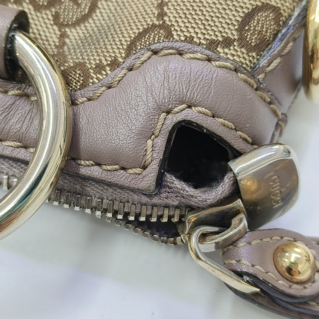 Sukey Monogram Canvas Beige