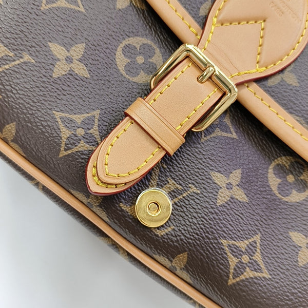 DIANE Monogram Coated Canvas Brown
