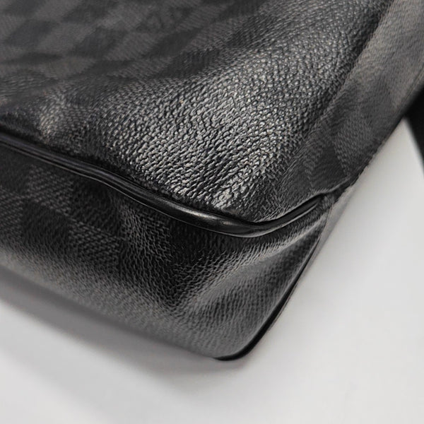DISTRICT MM Damier Graphite Coated Canvas Gray
