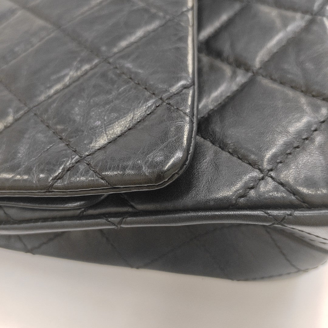 2.55 227 Quilted Calfskin Black