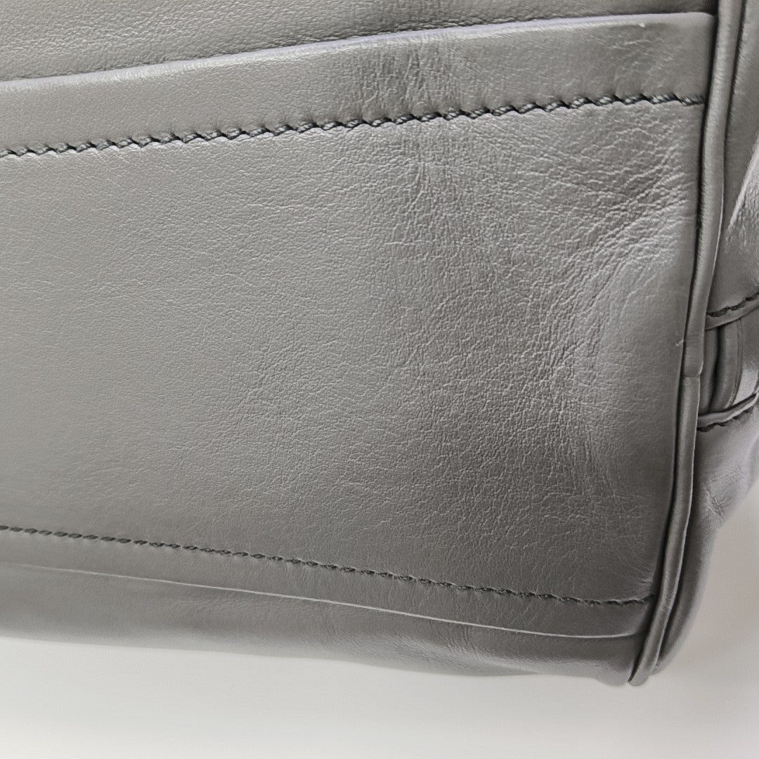 Inside Medium Calfskin Gray