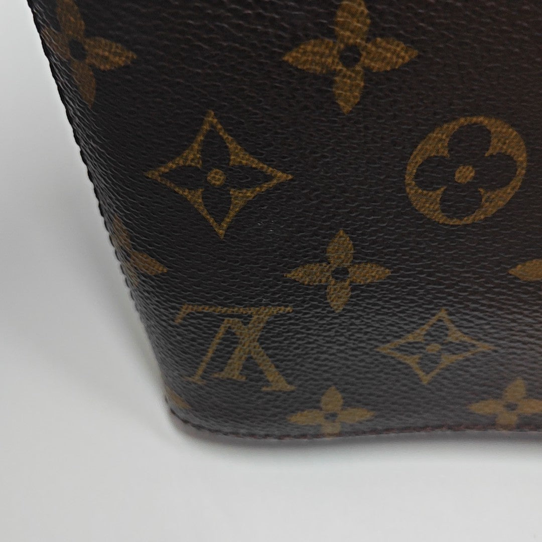 VINTAGE VAVIN GM Monogram Coated Canvas Brown