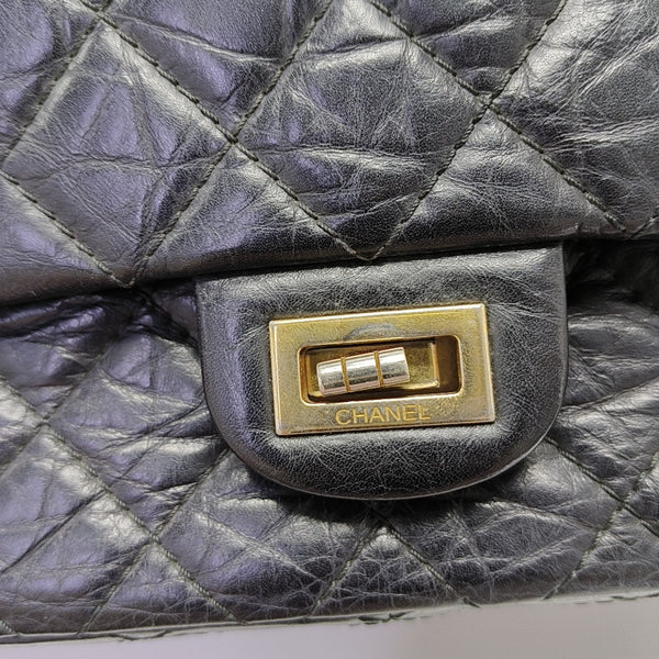 2.55 227 (jumbo) Quilted Calfskin Black
