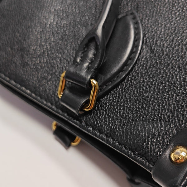 ONTHEGO PM Monogram Calfskin Black