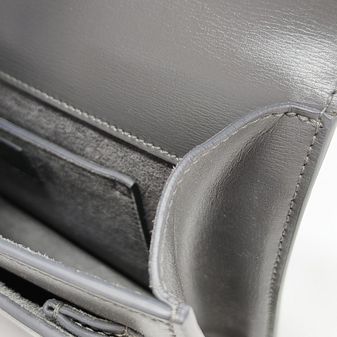 SUNSET Medium Calfskin Gray