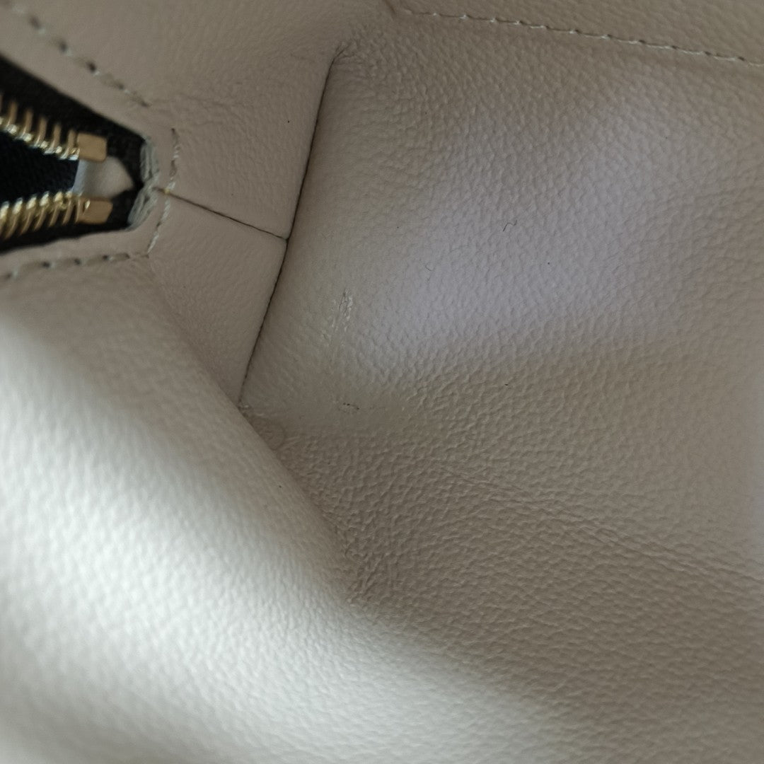 COSMETIC PM Monogram Coated Canvas Brown