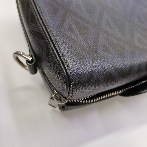 Lingot Oblique Coated Canvas Black