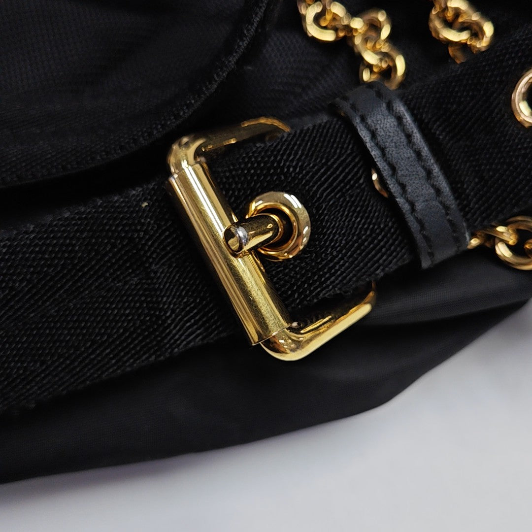 The Rucksack Medium Nylon Black