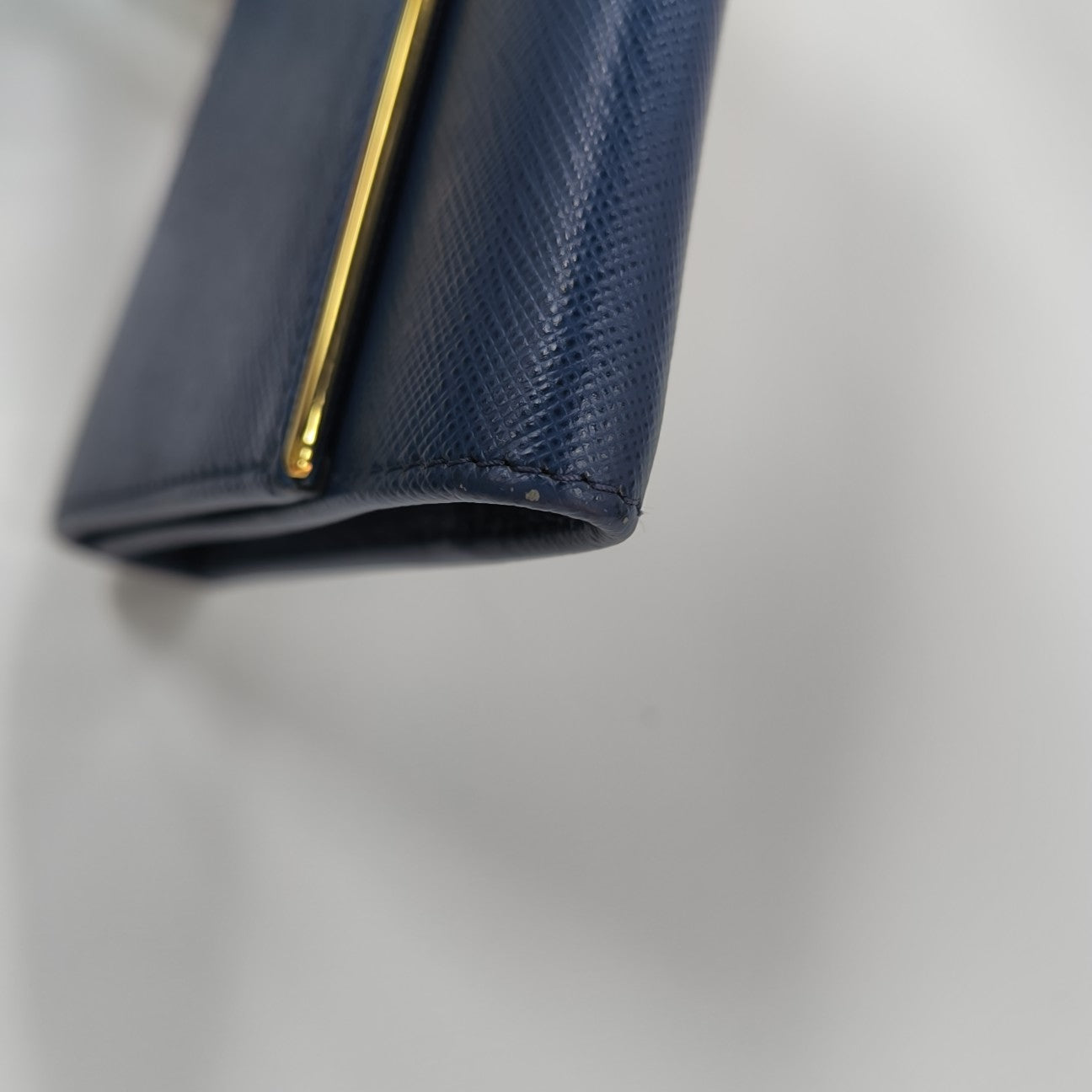 Calfskin Clutch Large Blue