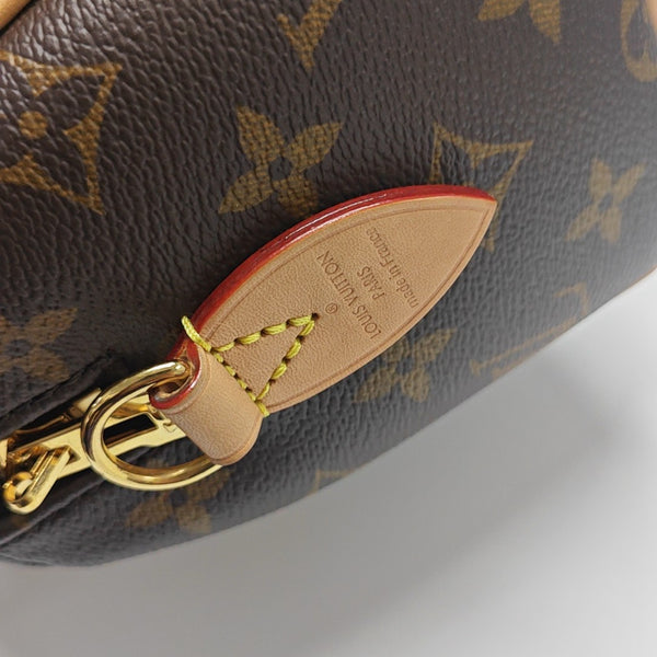 SPEEDY 20 Monogram Coated Canvas Brown