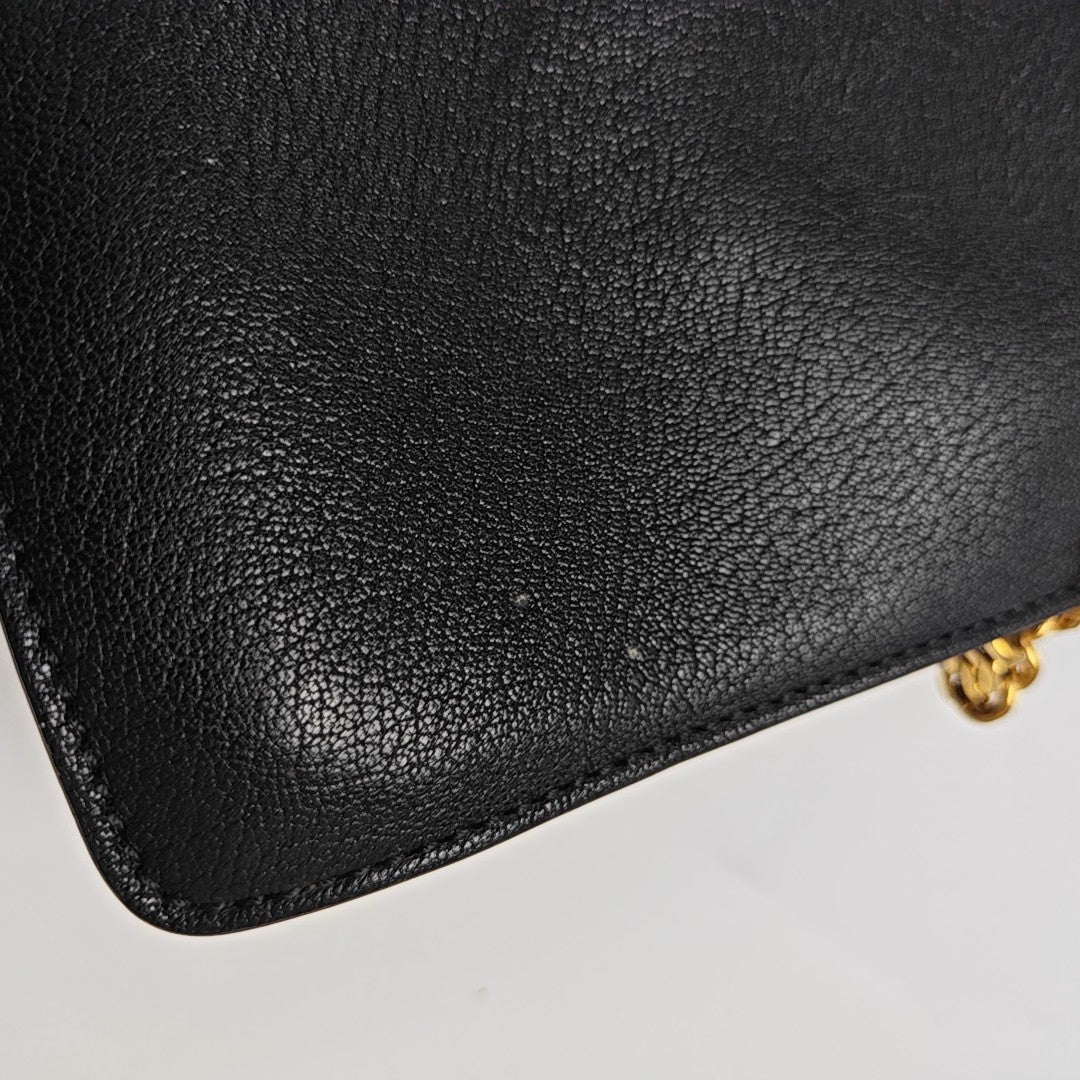 Faye Small Calfskin Black