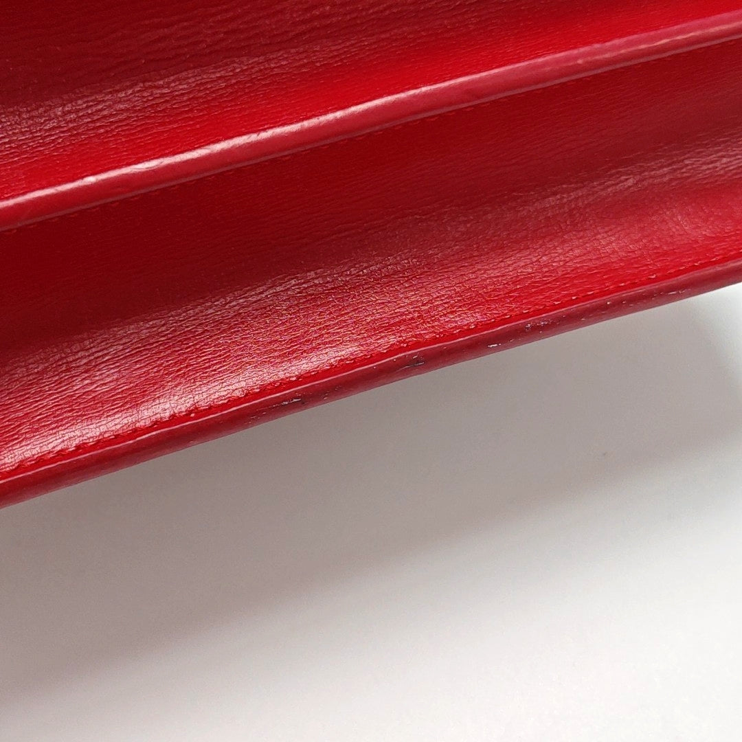 SUNSET Medium Calfskin Red