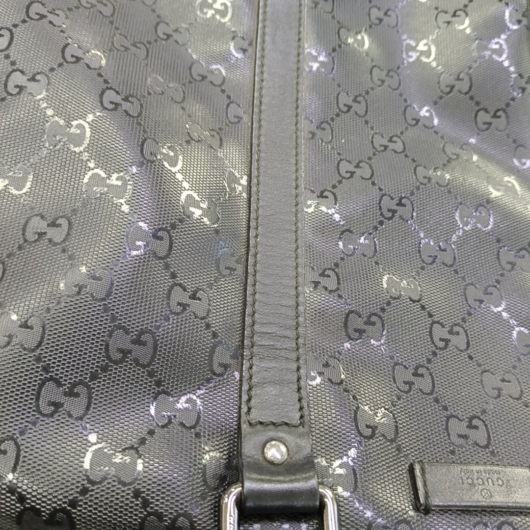GG Imprime Coated Canvas Black