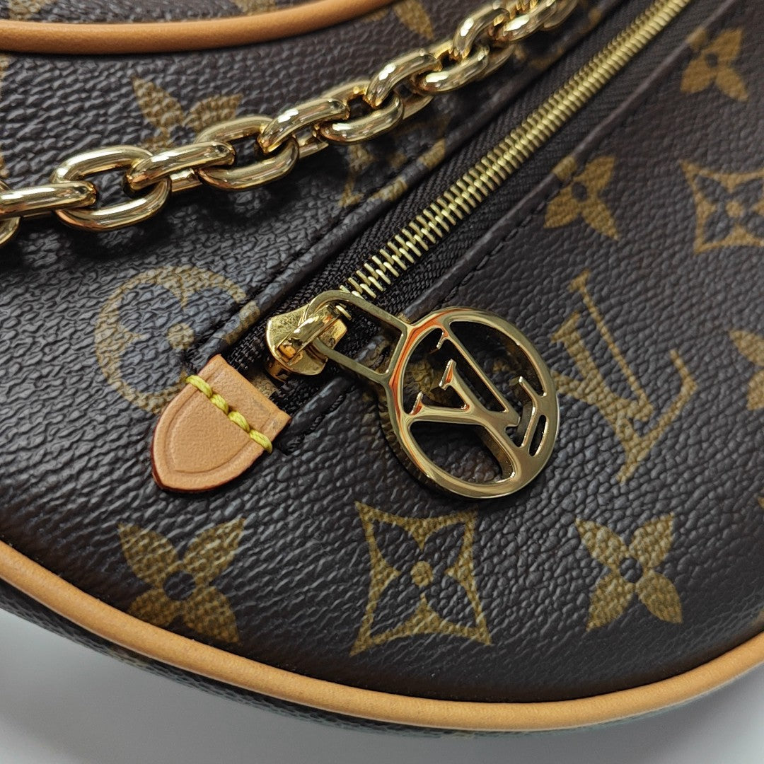 LOOP Monogram Coated Canvas Brown