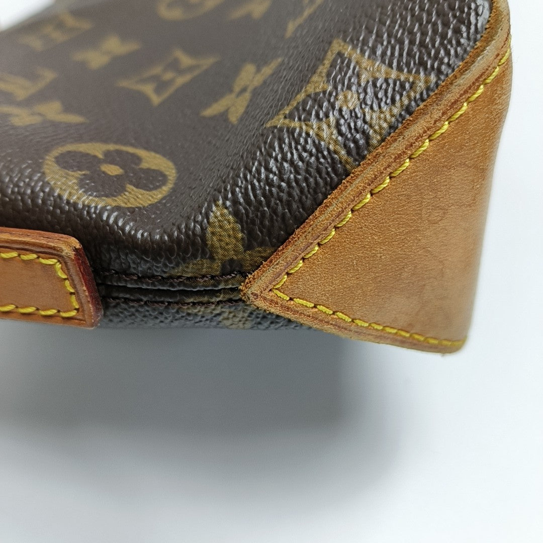 TROTTER Monogram Coated Canvas Brown