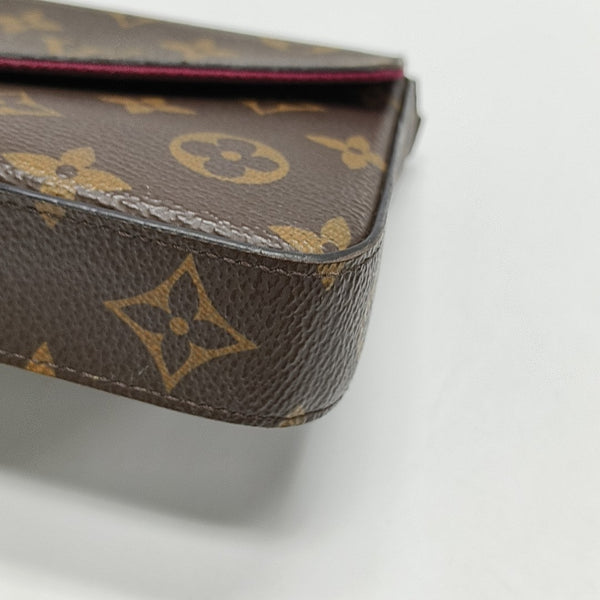 FÉLICIE Monogram Coated Canvas Brown