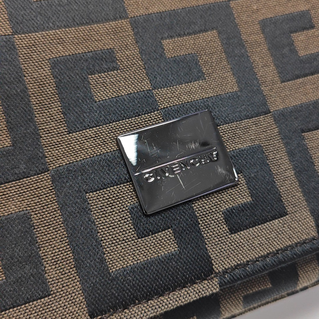 Fabric Shoulder Bag Black