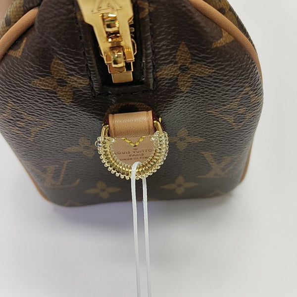 SPEEDY 20 Monogram Coated Canvas Brown