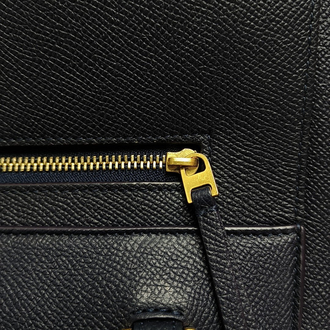 BELT Micro Calfskin Blue