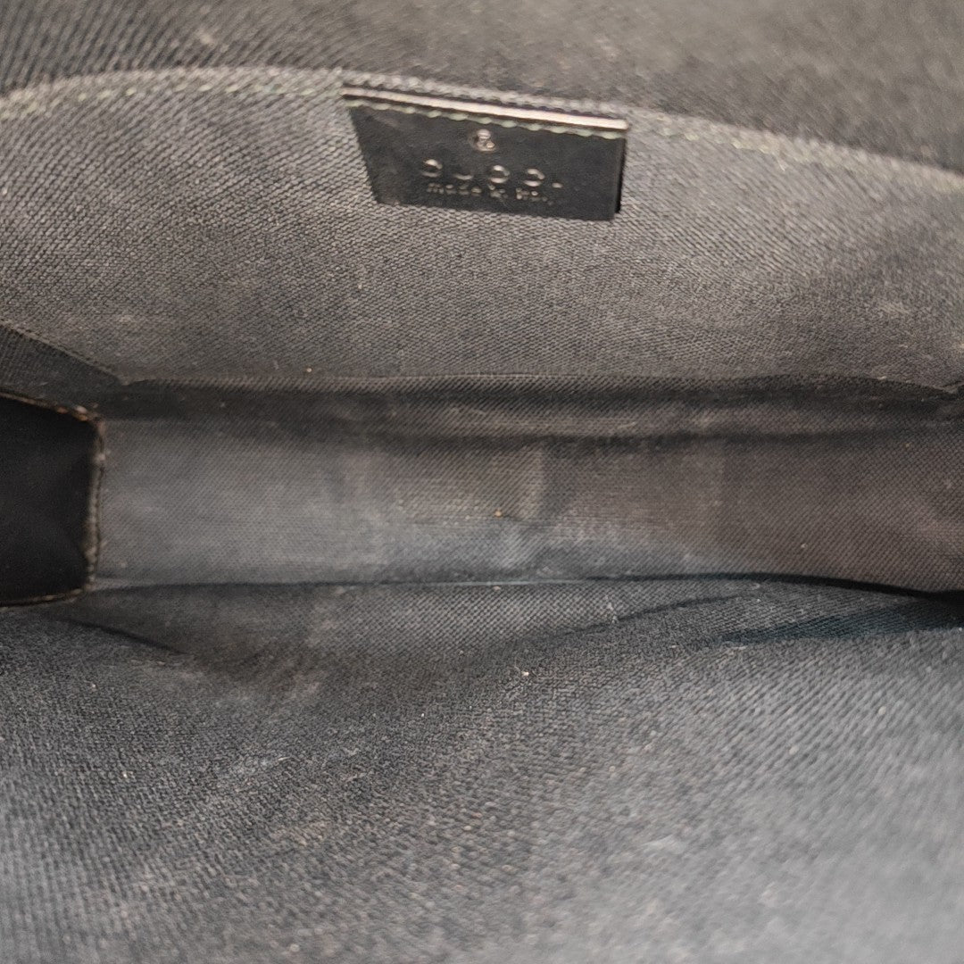 GG Supreme Monogram Coated Canvas Gray