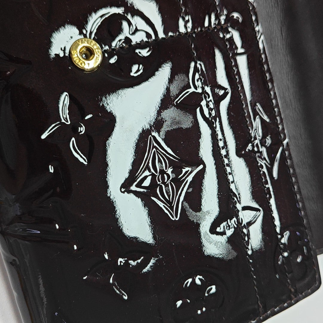 SARAH Patent Leather Red Wallet