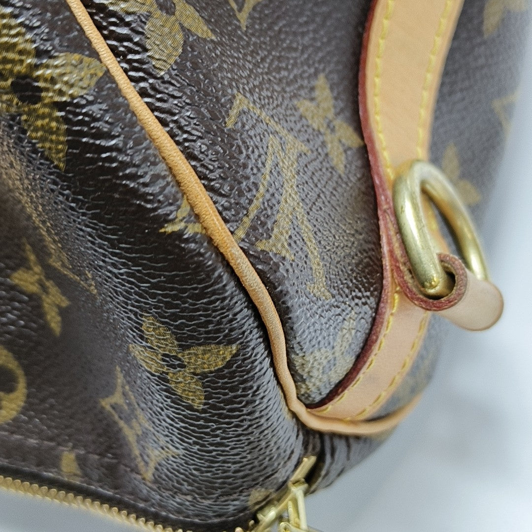 SPEEDY 30 Monogram Coated Canvas Brown