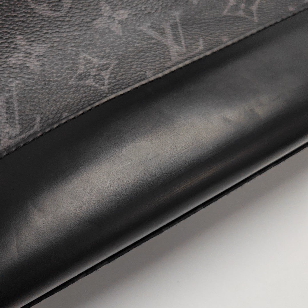VOYAGER PM Monogram Coated Canvas Black