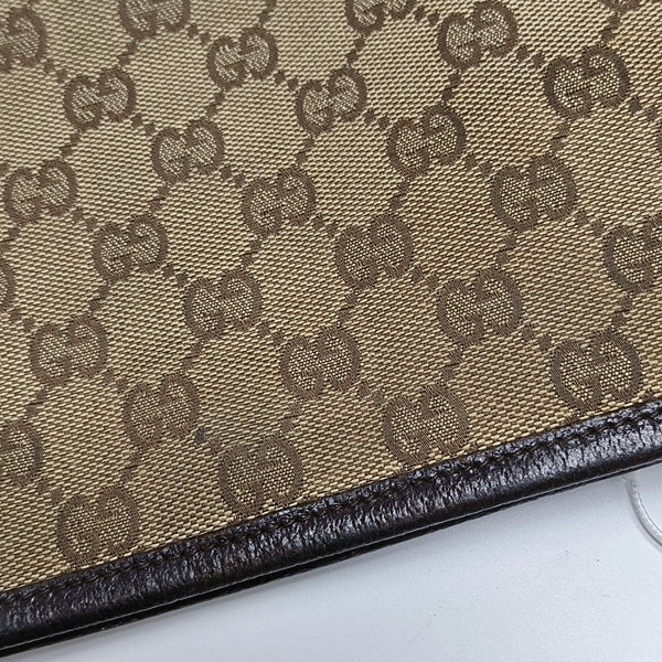 Monogram Canvas Shoulder Bag Brown
