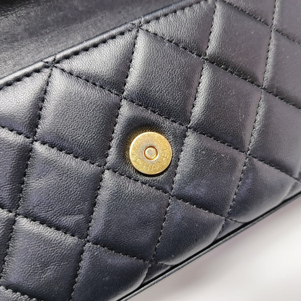 WOC Quilted Lambskin Black