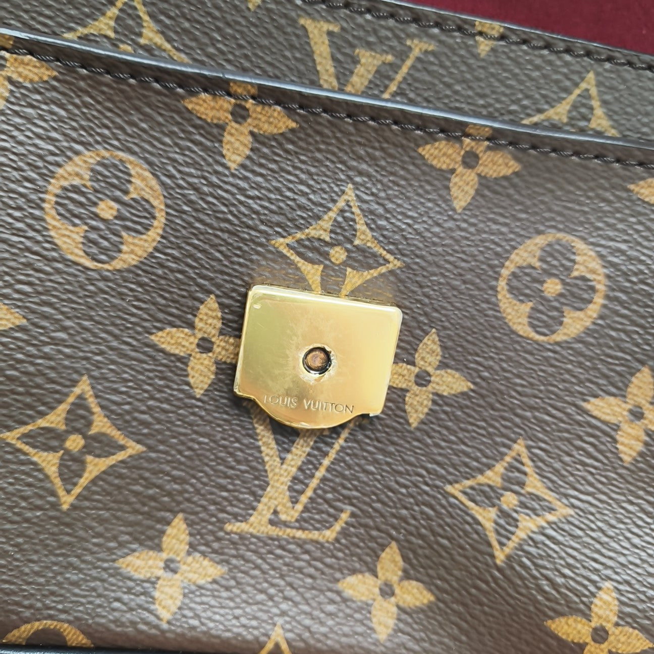 PASSY Monogram Coated Canvas Brown