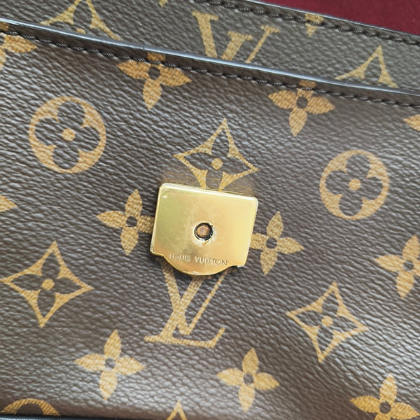PASSY Monogram Coated Canvas Brown