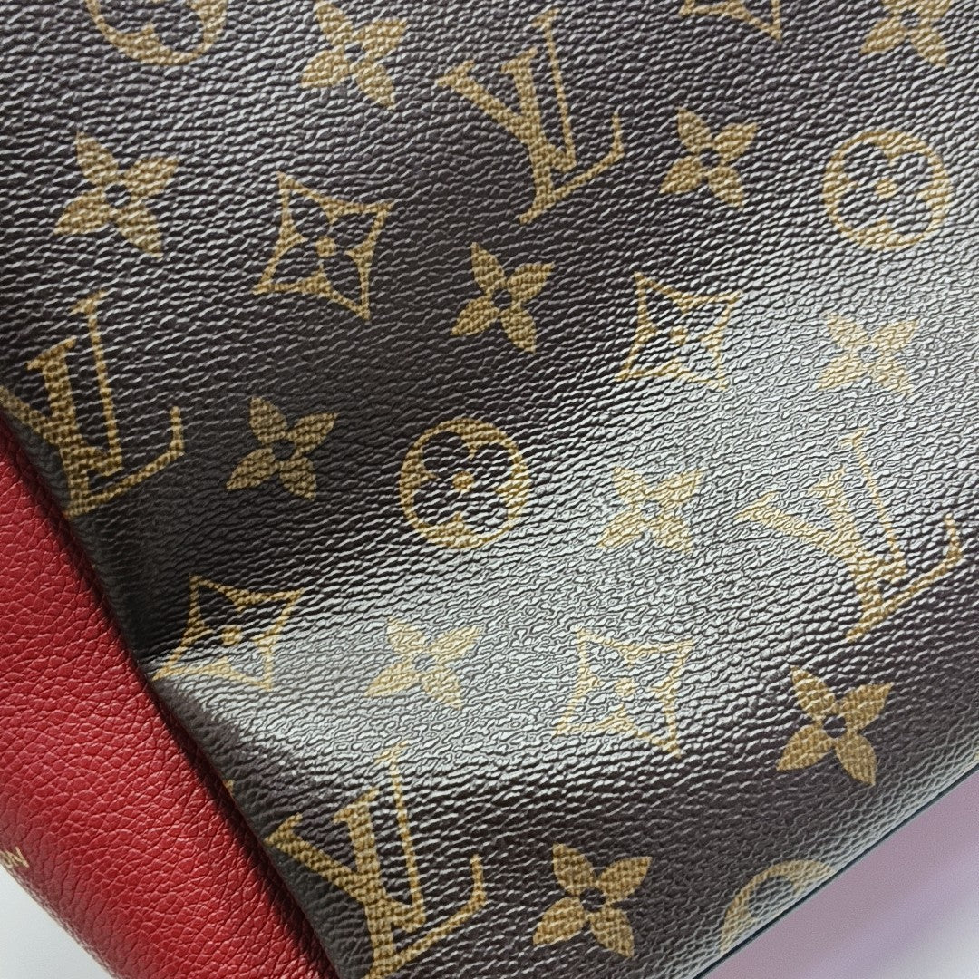 SURENE MM Monogram Coated Canvas Brown