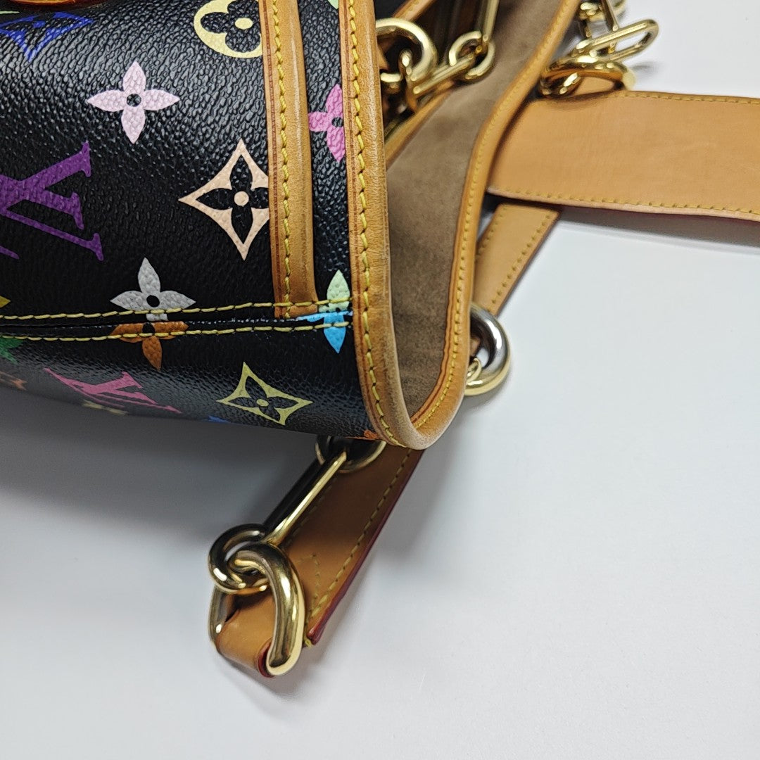 LV × TM ANNIE Monogram Coated Canvas Black