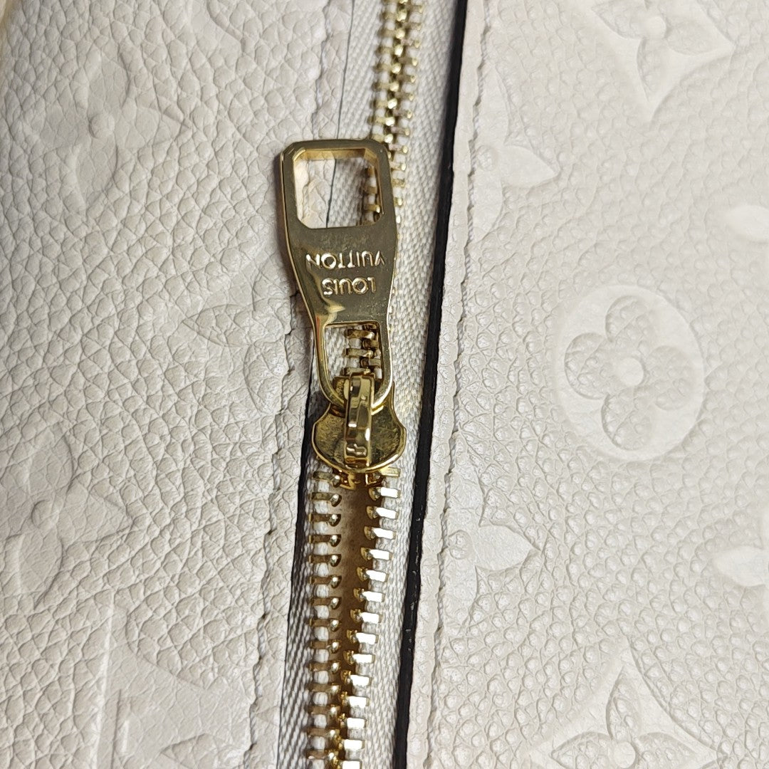 MÉTIS EAST WEST Monogram Calfskin Beige
