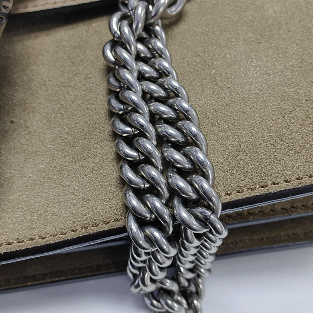 Dionysus Small Suede Gray