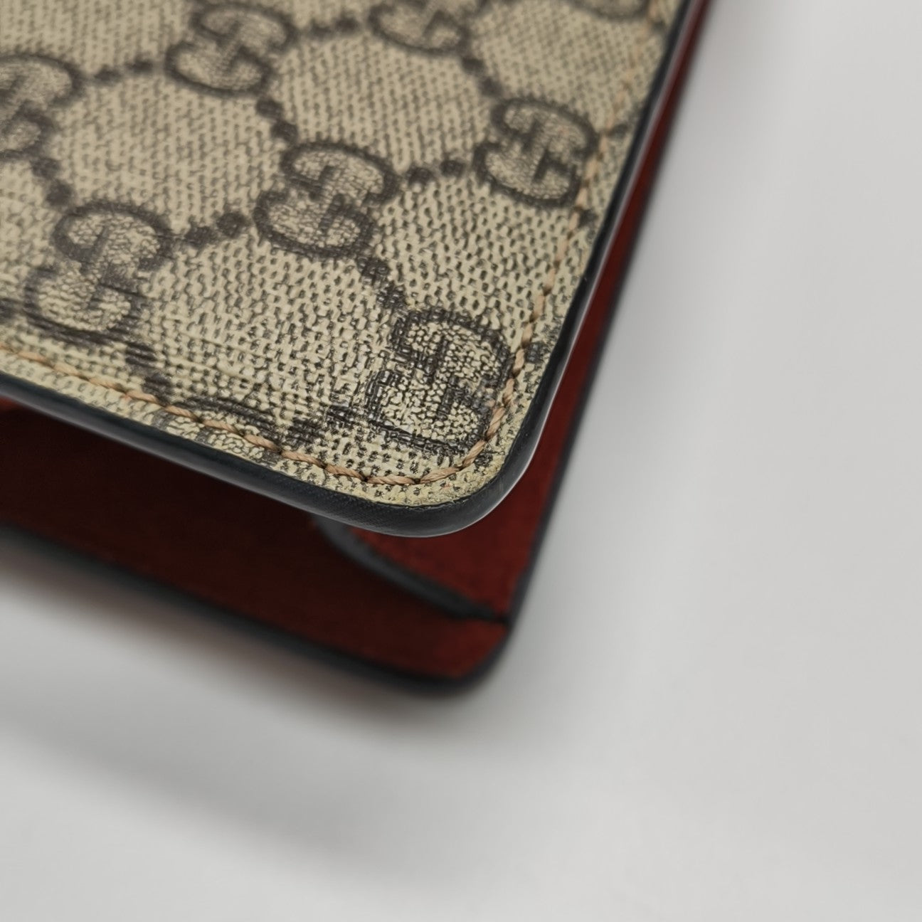 Dionysus Mini Monogram Coated Canvas Beige
