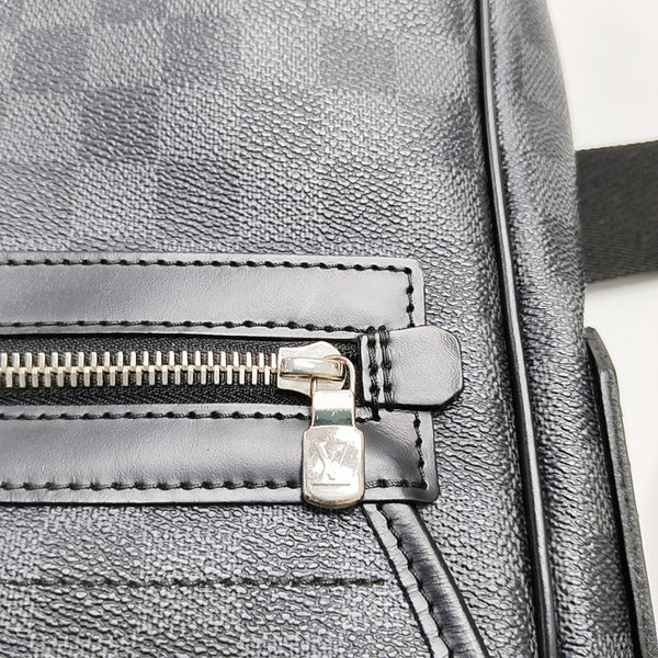 DANIEL Damier Graphite Coated Canvas Gray