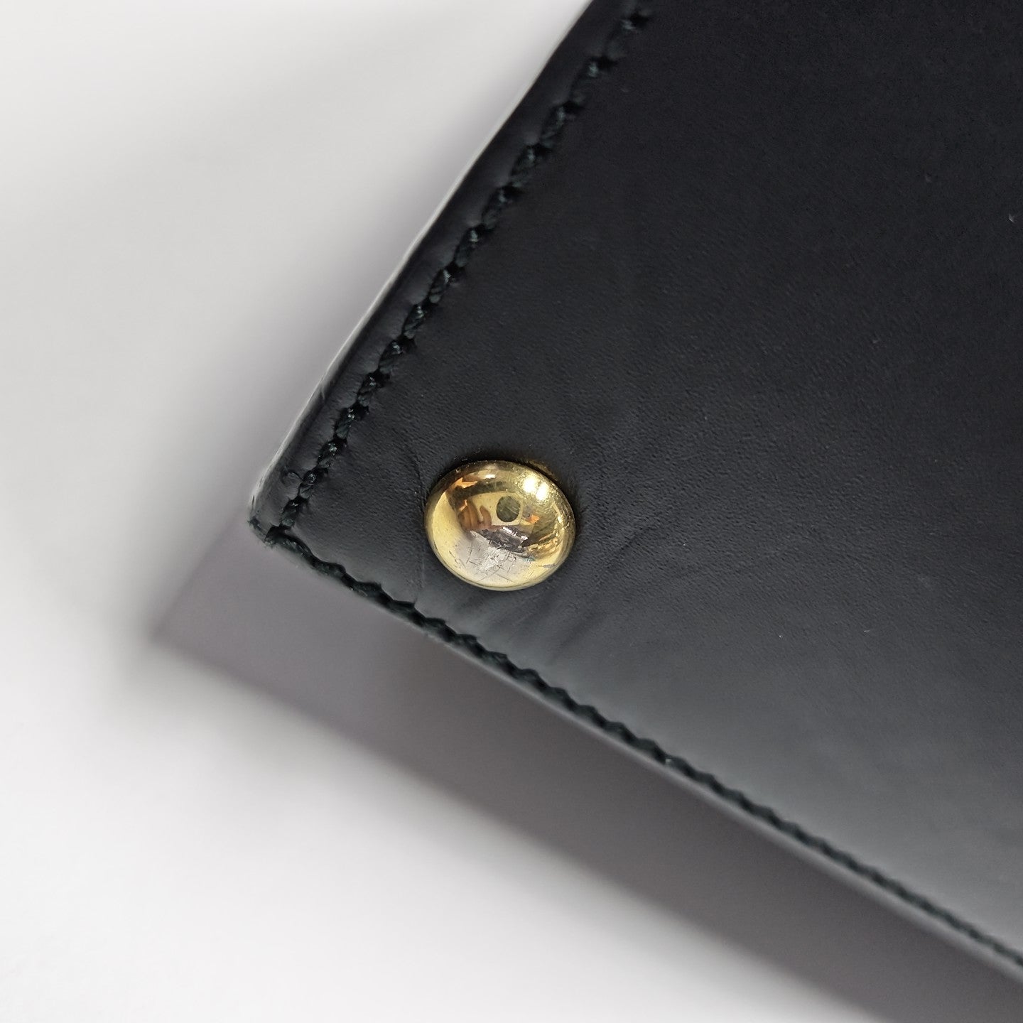 Padlock Small Calfskin Black