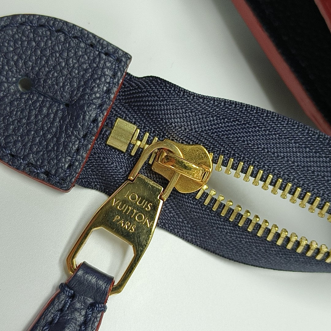 PONNEUF MM Monogram Calfskin Blue