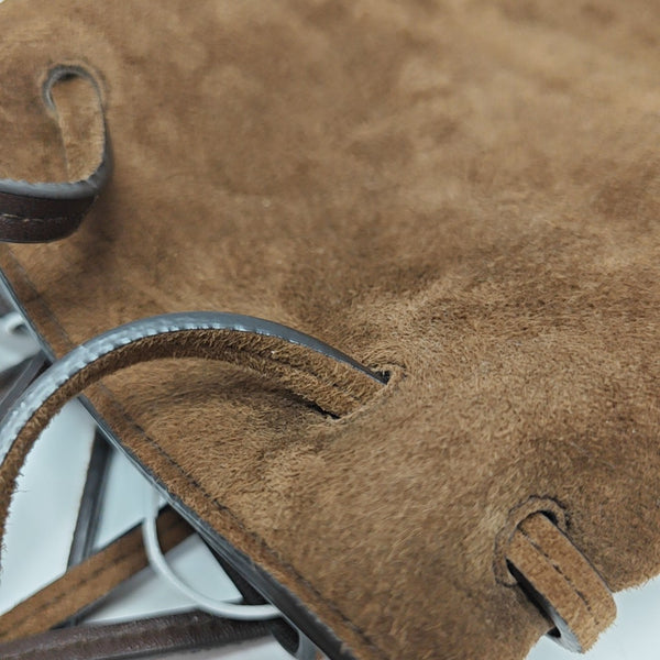 Suede Shoulder Bag Brown