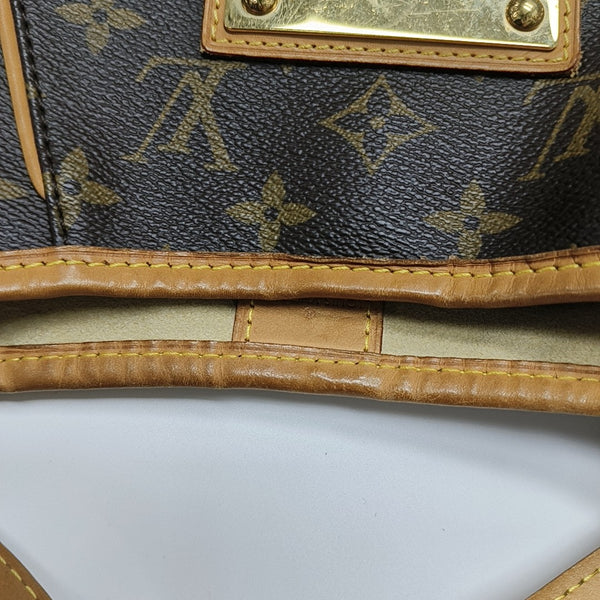 GALLIERA PM Monogram Coated Canvas Brown